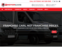 Tablet Screenshot of gmotorcars.com